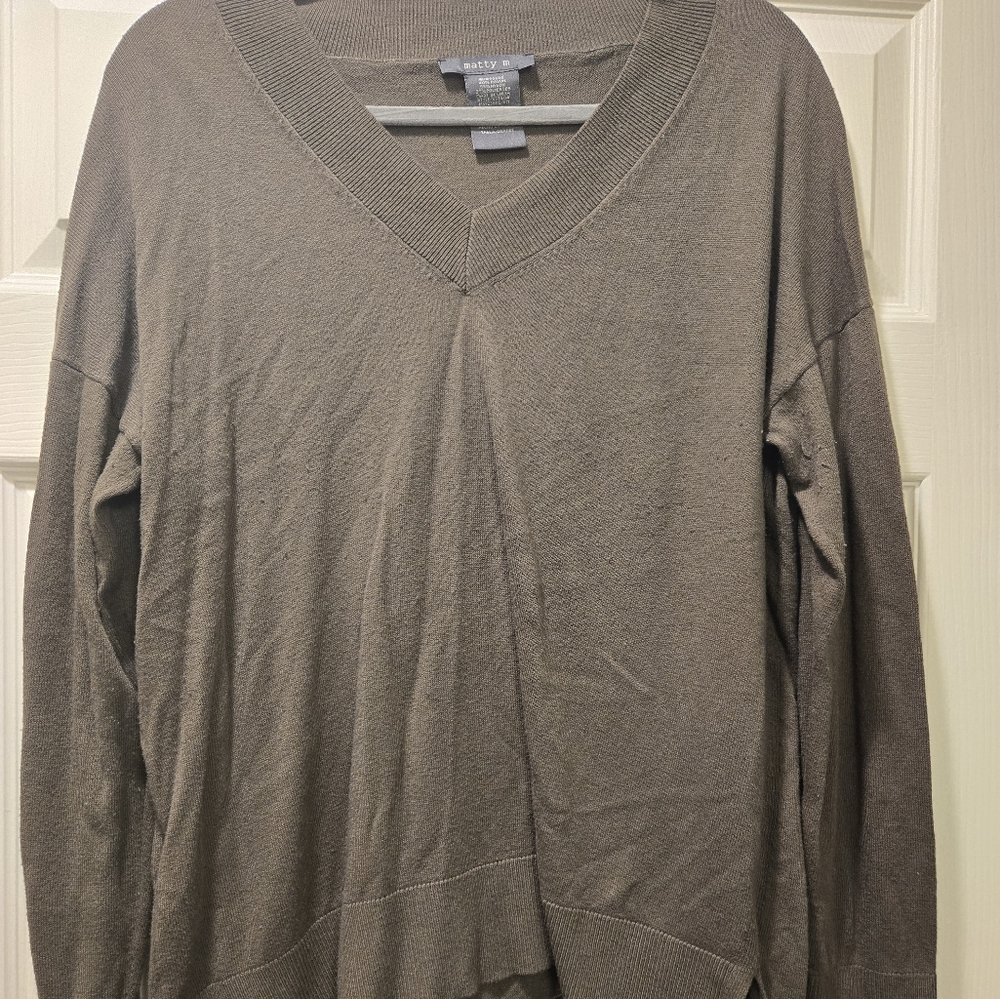 Womens Green Sweater